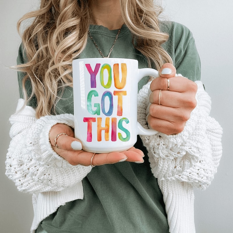 You Got This Motivational Coffee Mug Positive Encouragement Gift For Friend Coworker Birthday Chris 0