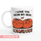 I Love You From My Head Tomatoes Mug 15 Oz Funny Tomato Coffee Mug Cute Food Lover Gift Ceramic Cup 0
