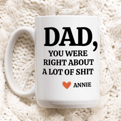 funny dad mug 15 oz personalized father gift sarcastic coffee mug fathers day gift from daughter