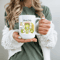 Mom Life Never Alone Frog Mug Funny Tired Mom Coffee Cup Relatable Motherhood Humor Gift 0