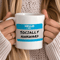 Socially Awkward Mug 15 Oz Mug Introvert Coffee Mug Funny Social Anxiety Gift Hello I Am Socially A 0