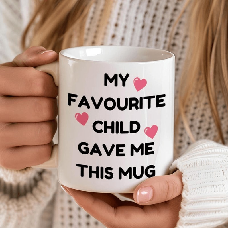 My Favourite Child Gave Me This Mug 15 Oz Mug Funny Parent Gift Mothers Day Mug Fathers Day Coffee 0