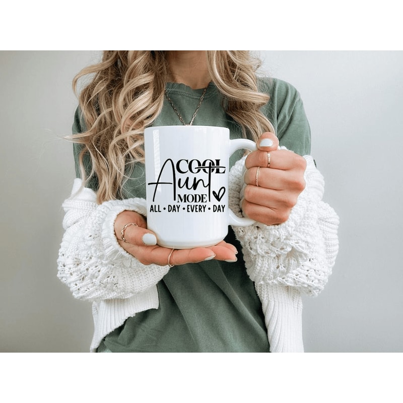 Cool Aunt Mode Coffee Mug Funny Aunt Gift Cup For Birthdays Holidays And Everyday Smiles 0
