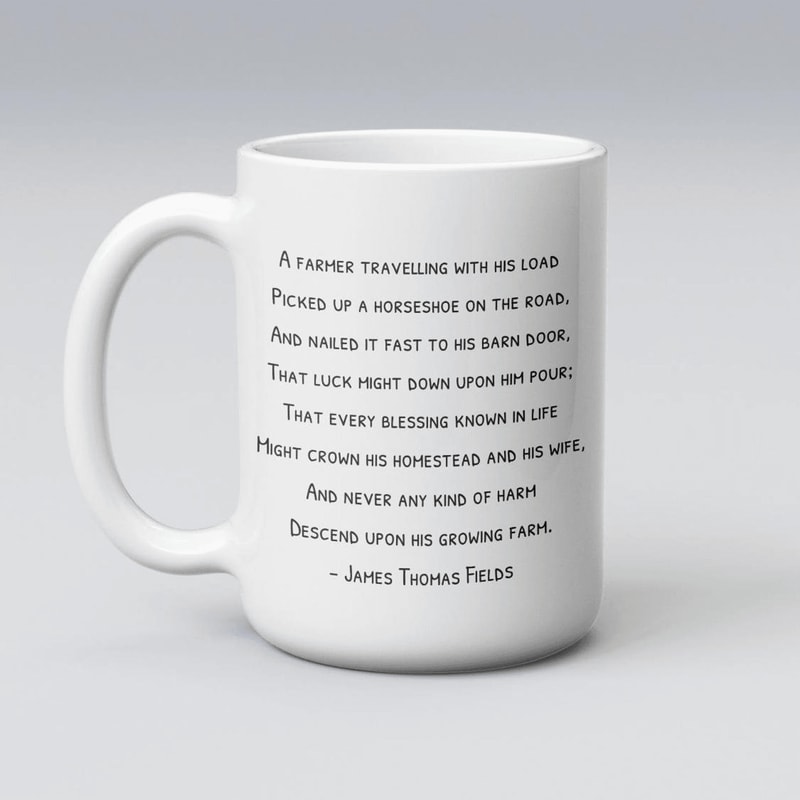 A Farmer Traveling With His Load Mug Inspirational Homesteading Coffee Gift 0
