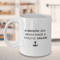 Skillful Sailor Quote Mug Inspirational Sailing Gift For Sailors Nautical Enthusiasts 0