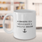 Skillful Sailor Quote Mug Inspirational Sailing Gift For Sailors Nautical Enthusiasts 0