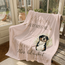 personalized pet photo blanket custom dog memorial keepsake gift for pet lovers