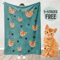 Personalized Cat Photo Blanket Custom Cat Lover Gift For Cat Moms And Cat Dads 0