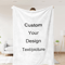 Personalized Photo Fringe Blanket Custom Name And Logo Memorial Throw Gift 0