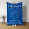Personalized Family Name Heart Blanket Custom Grandma Keepsake Throw With Names 0