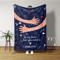 Personalized Hug Blanket With Custom Name Comfort Throw For Long Distance Loved Ones 0