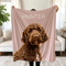 Custom Pet Photo Blanket With Name Personalized Dog And Cat Keepsake Gifttt 0