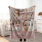 Personalized Baby First Year Milestone Blanket Custom Photo Keepsake Throw For First Birthday 0