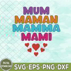 multi language mother svg, mother's day svg, mom svg, gift for mom