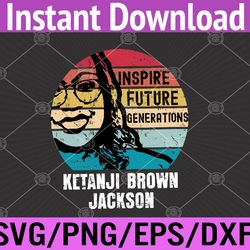 kbj supreme justice court vintage retro svg, eps, png, dxf, digital download