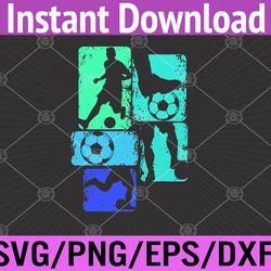 soccer player boys kids youth svg, eps, png, dxf, digital download