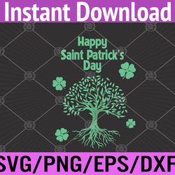 happy st saint patrick's day  svg, eps, png, dxf, digital download