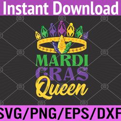 carnival celebration party costume queen mardi gras  svg, eps, png, dxf, digital download