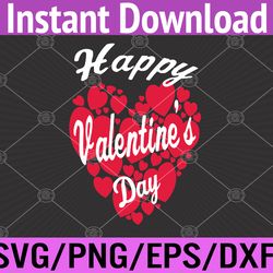 happy valentines day 2024 svg, eps, png, dxf, digital download