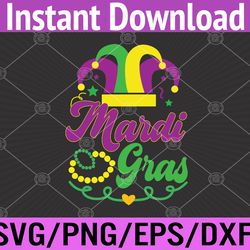 mardi gras 2022 parade party let the shenanigans begin svg, eps, png, dxf, digital download