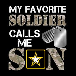 my favorite soldier - army son png, marine dad, veteran soldier, army, military sublimation design downloads