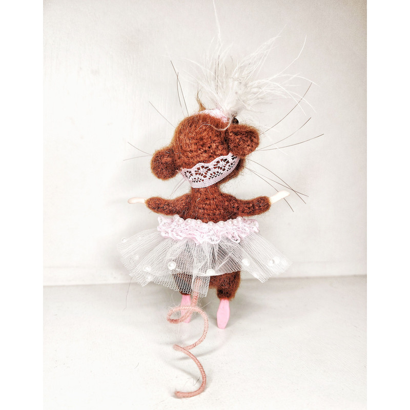 Little Funny Ballerina Mouse 45 Inches Tall In Pointe Shoes 3
