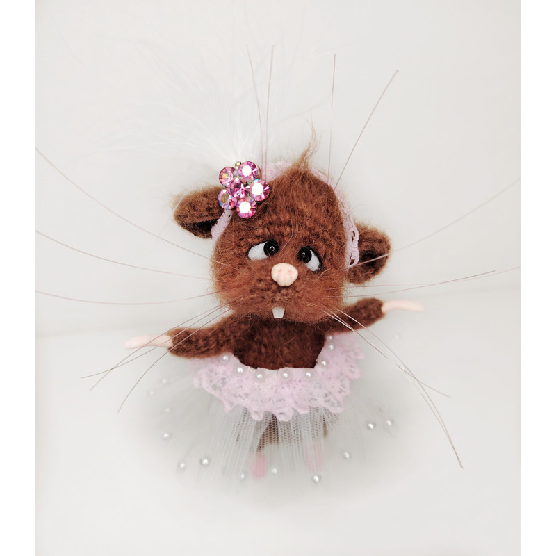 Little Funny Ballerina Mouse 45 Inches Tall In Pointe Shoes 2