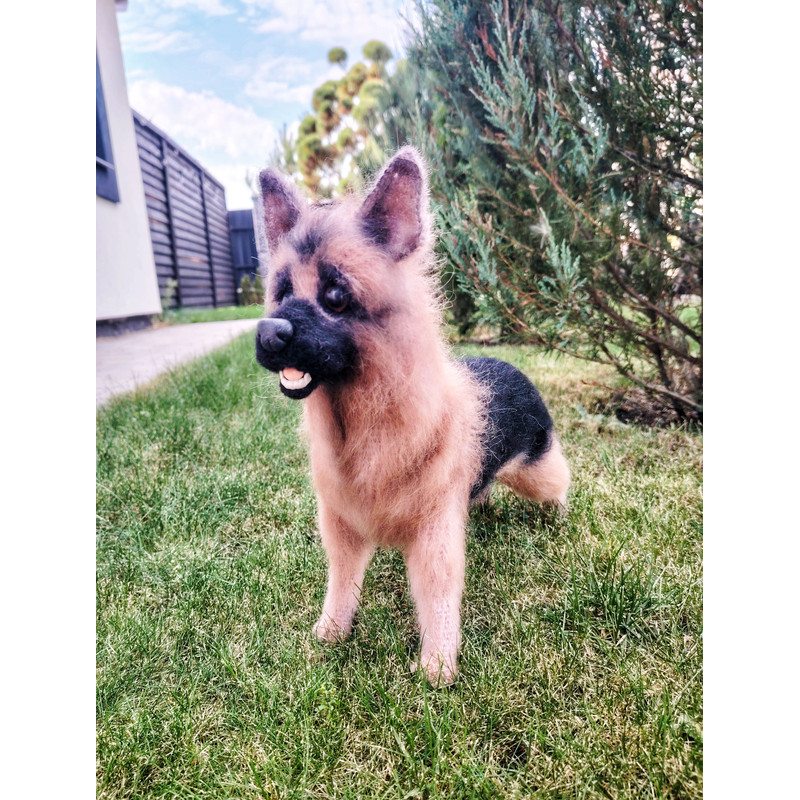 Realistic Shepherd Dog Custom Crochet 2