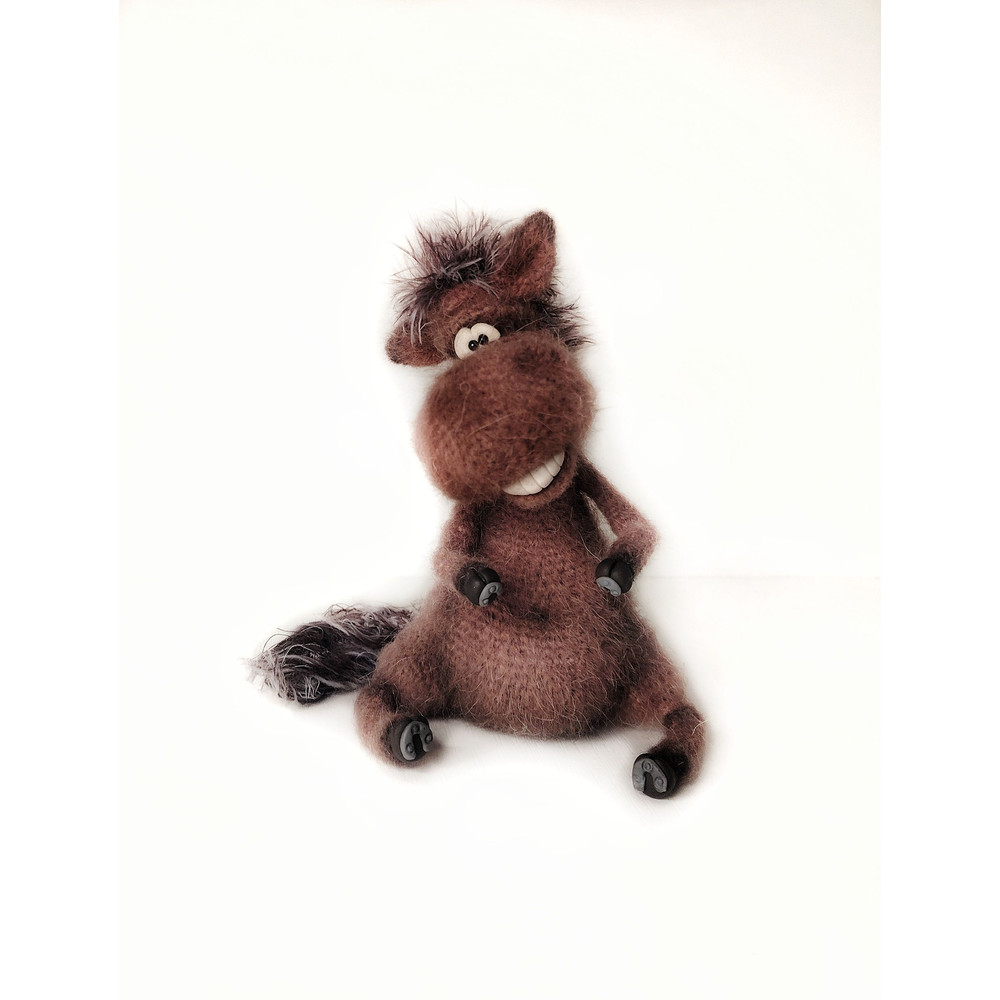 Funny Crochet Horse  Christmas Gift Idea 0