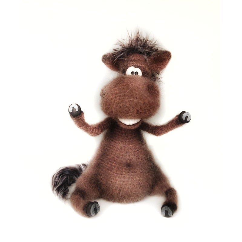 Funny Crochet Horse  Christmas Gift Idea 7