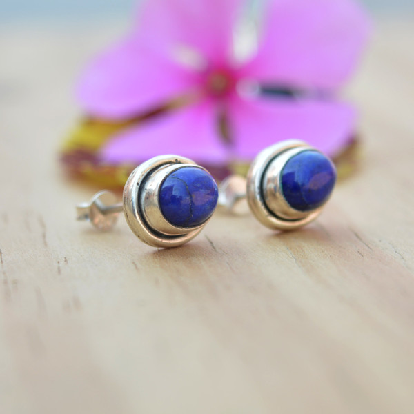 Lapis Lazuli Earrings Silver.JPG