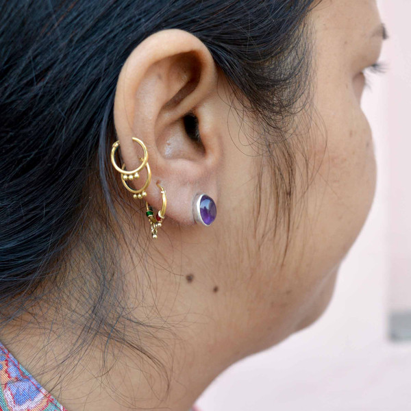 Purple Earrings For Women.JPG