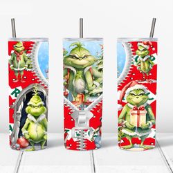the grinch tumbler png, grinch png, christmas coffee png, grinch skinny tumbler 20oz design digital download
