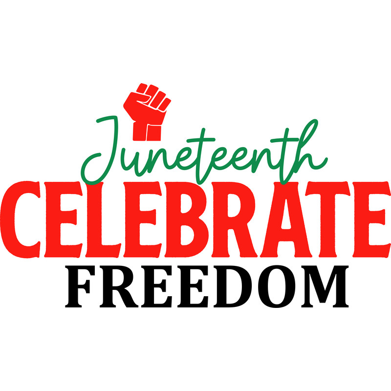 Juneteenth celebrate freedom SVG.png