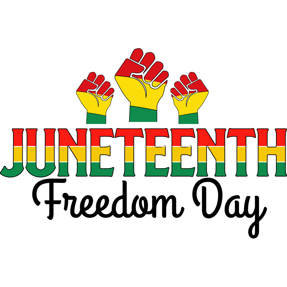 Juneteenth freedom day SVG 2.png