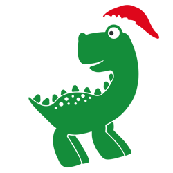 Merry Christmas logo Svg, Christmas Svg, Merry Christmas Svg, dinosaur Christmas Svg File Cut Digital Download