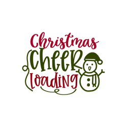 Merry Christmas logo Svg, Christmas Svg, Merry Christmas Svg, Christmas Cheer Loading Svg File Cut Digital Download