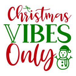 Merry Christmas logo Svg, Christmas Svg, Merry Christmas Svg, Christmas Vibes Only Svg File Cut Digital Download