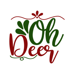 Merry Christmas logo Svg, Christmas Svg, Oh Deer Merry Christmas Svg, Christmas Svg File Cut Digital Download