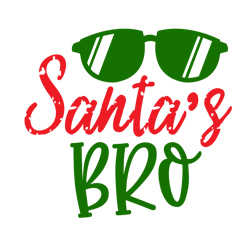 Merry Christmas logo Svg, Christmas Svg, Santa's Bro Svg, Christmas Svg File Cut Digital Download