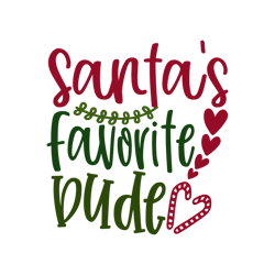 Merry Christmas logo Svg , Christmas Svg, Santa's Favorite Dude Svg, Christmas Svg File Cut Digital Download