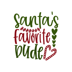 Merry Christmas logo Svg, Christmas Svg, Santa's Favorite Dude Svg, Christmas Svg File Cut Digital Download
