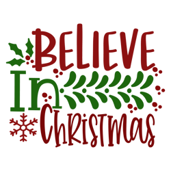 Merry Christmas logo Svg, Christmas Svg, Believe In Christmas Svg, Christmas Svg File Cut Digital Download