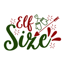 Merry Christmas logo Svg, Christmas Svg, Elf Size Svg, Christmas Svg File Cut Digital Download