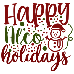 Merry Christmas logo Svg, Christmas Svg, Happy Alco Holidays Svg, Christmas Svg File Cut Digital Download