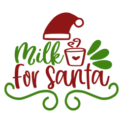 Merry Christmas logo Svg, Christmas Svg, Milk For Santa Svg, Christmas Svg File Cut Digital Download