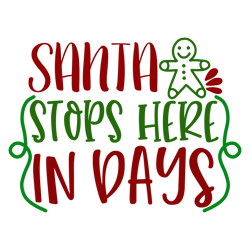 Merry Christmas logo Svg, Christmas Svg, Santa stop Here Merry Christmas Svg, Christmas Svg File Cut Digital Download