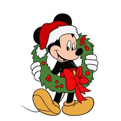 Merry Christmas Mickey Svg, Christmas Svg, Merry Christmas Svg, Mickey Christmas Svg File Cut Digital Download