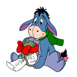 merry christmas logo svg, christmas svg, merry christmas svg, eeyore christmas svg file cut digital download