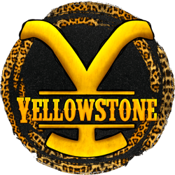 Yellowstone Black Glitter Leopard Dutton Ranch SVG, Yellowstone SVG, Cricut, Cut File, Clipart Instant Download
